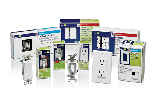 Leviton_Made in USA Brand packaging Made in USA Brand Certification Mark label